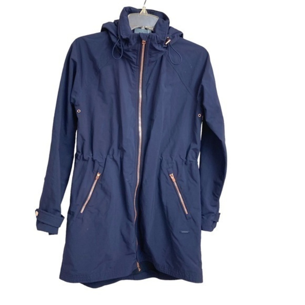 Athleta blue jacket coat xxs